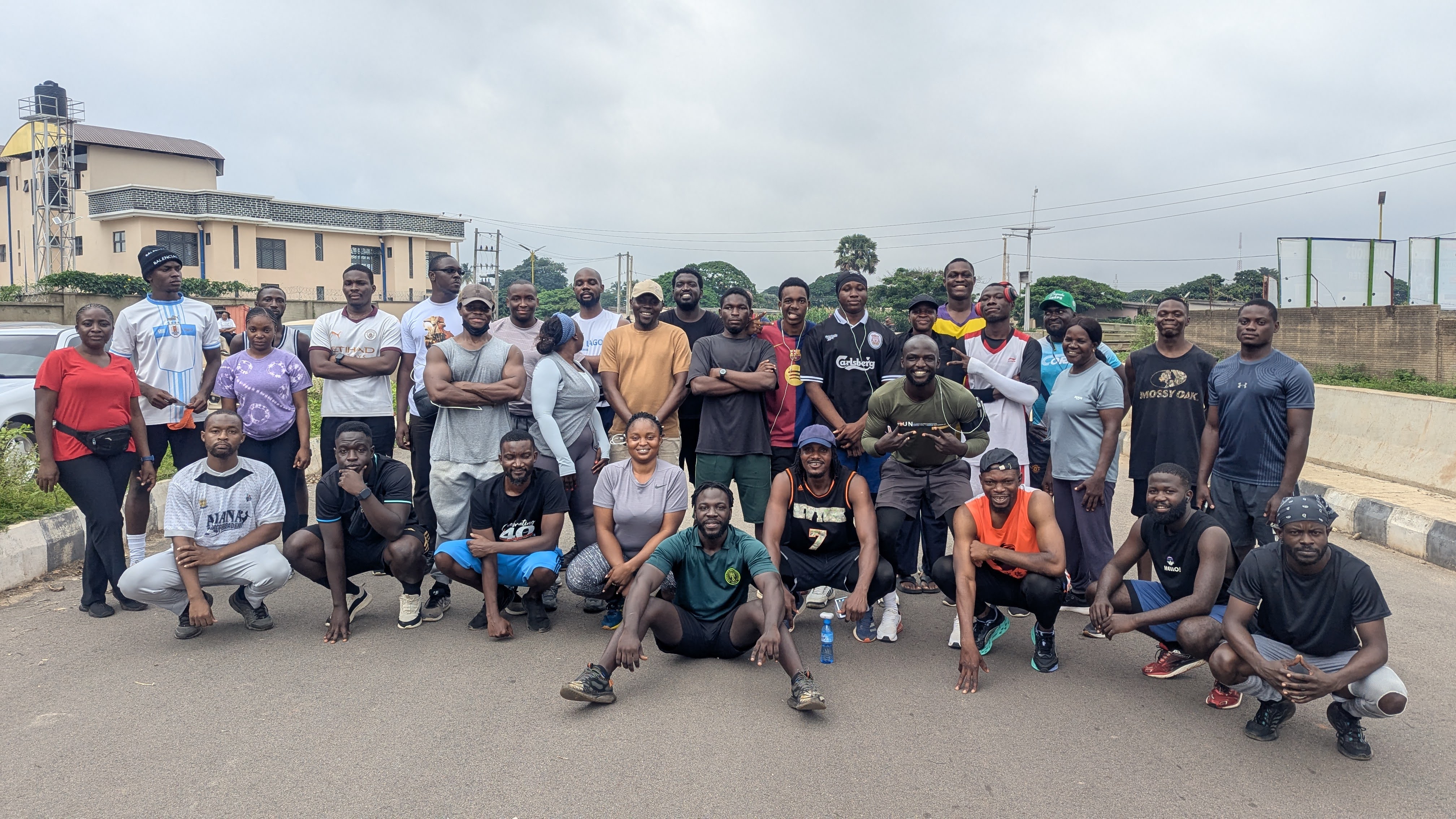 Post run group picture