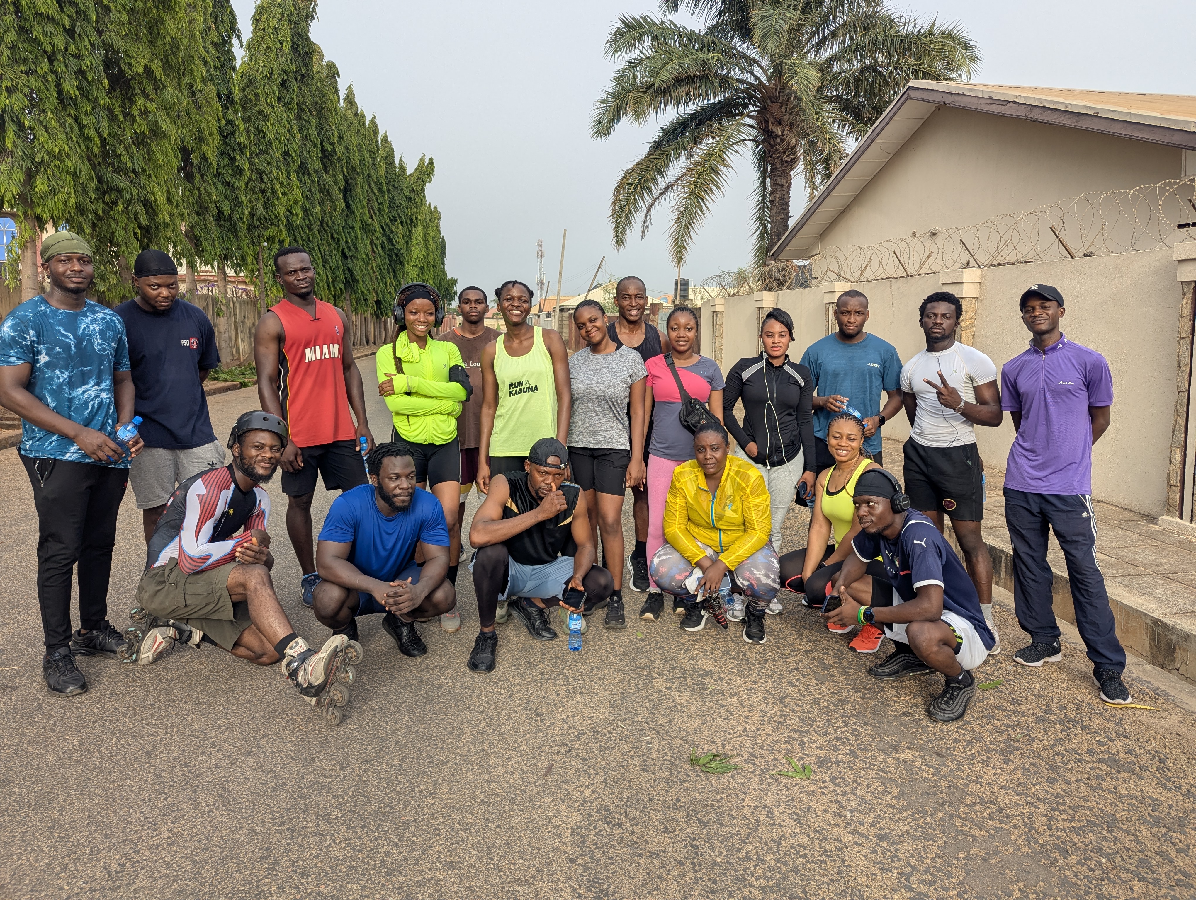 Smiles after strides